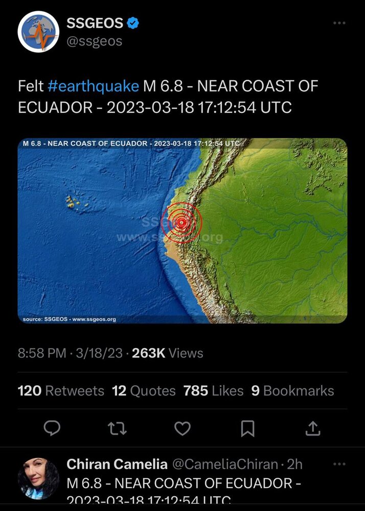 عکس | زلزله شدید اکوادور را هم زلزله شناس جنجالی هلندی پیش بینی کرده بود؟
